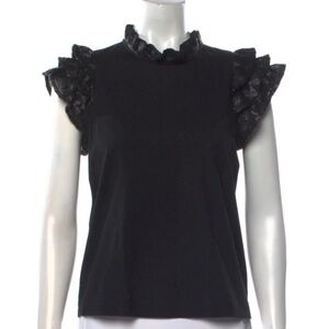 Sea New York Mock Neck Sequin Top